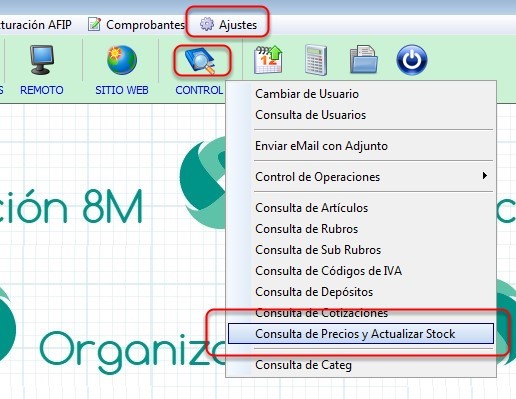 Modificación Grupal de Precios